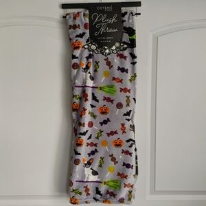 Boston Terrier Frenchie Labrador Halloween Plush Throw Blanket 50"x 70" NWT